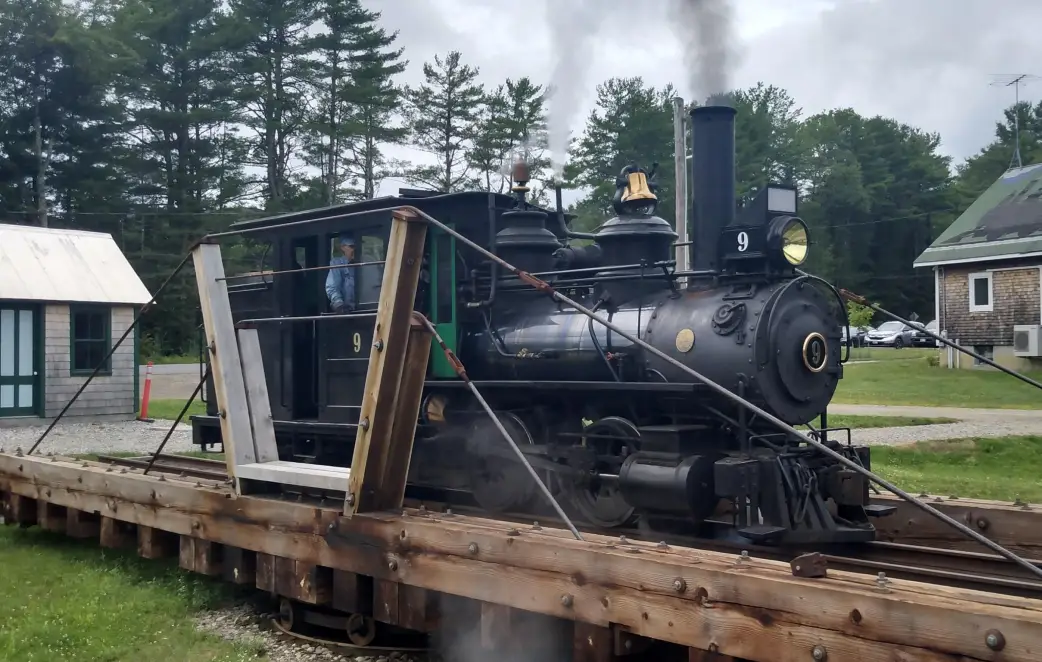 WW&FRv Steam Locomotive Engine No9 Narrow Gauge 2 foot WW&F Railway Museum