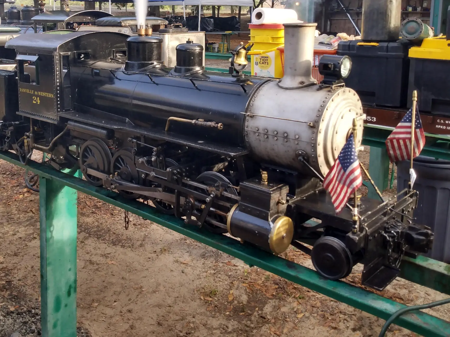 Danville & Western Model Live Steam Locomotive Engine No 24